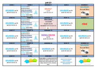 ACTIVITES MAISON DES AIDANTS JUILLET 2023