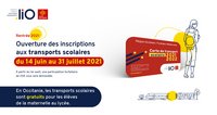 Rentrée scolaire 2021-2022 - Gratuité des transports scolaires et modalités d'inscription