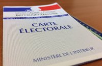 inscription sur les cartes électorales