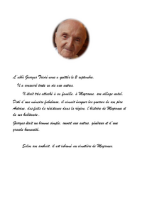 décès de l'abbé Georges Trivié