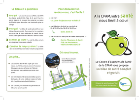 BILAN DE SANTE OFFERT CPAM 