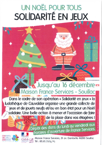 Récolte de jouets et jeux MFS SOUILLAC
