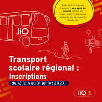 INSCRIPTIONS CAR SCOLAIRE REGIONAL